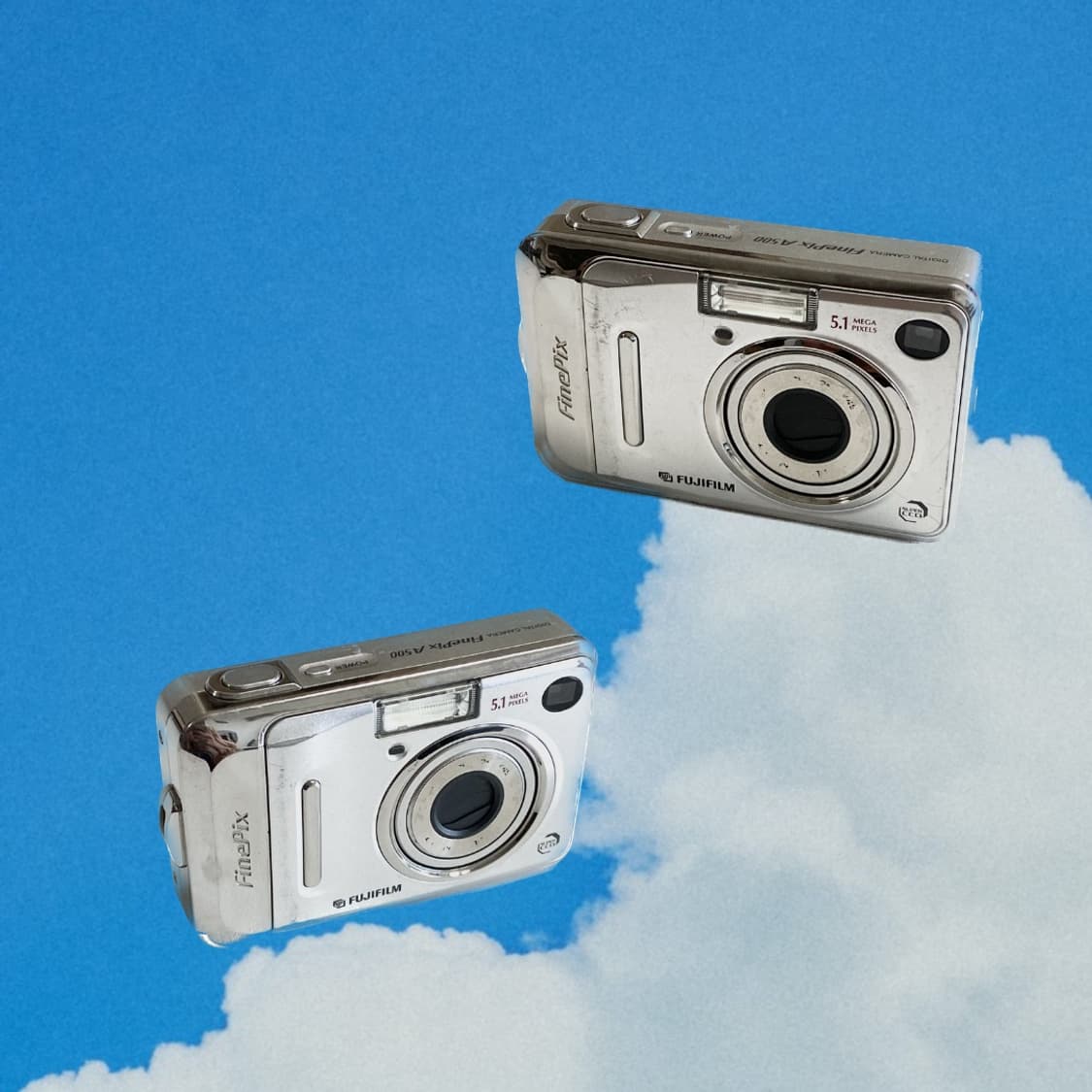 Blue Fuji Finepix A500 希少カラー】FUJIFILM FINEPIX A500 ブルー