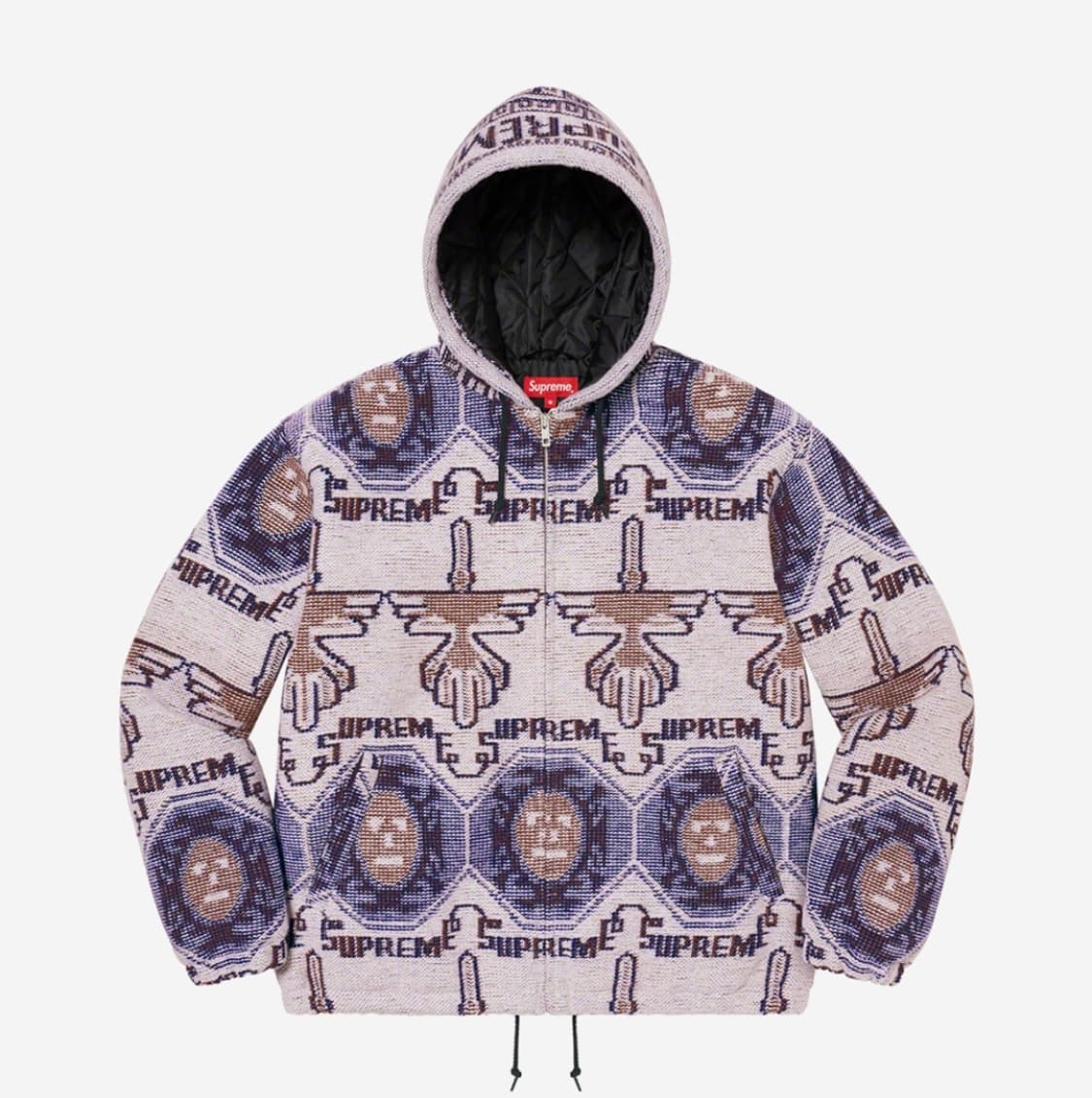 L) Supreme woven hooded jacket | 후루츠패밀리