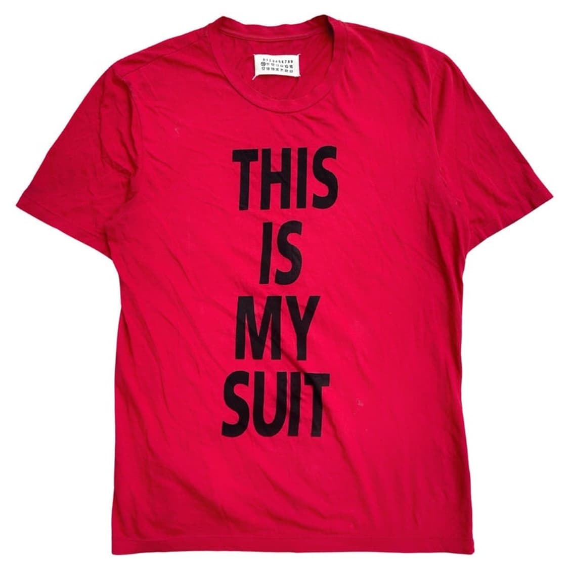 08SS Margiela THIS IS MY SUIT Tシャツ 本人期 【公式通販】