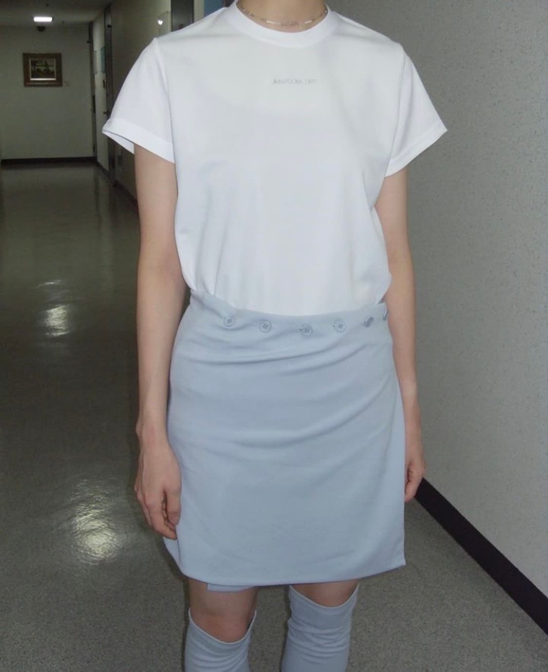 トップス Jichoi comfort 23-004 jichoi COMFORT] 23-004 RAGLAN T-SHIRT WITH PEN POCKET - GREY