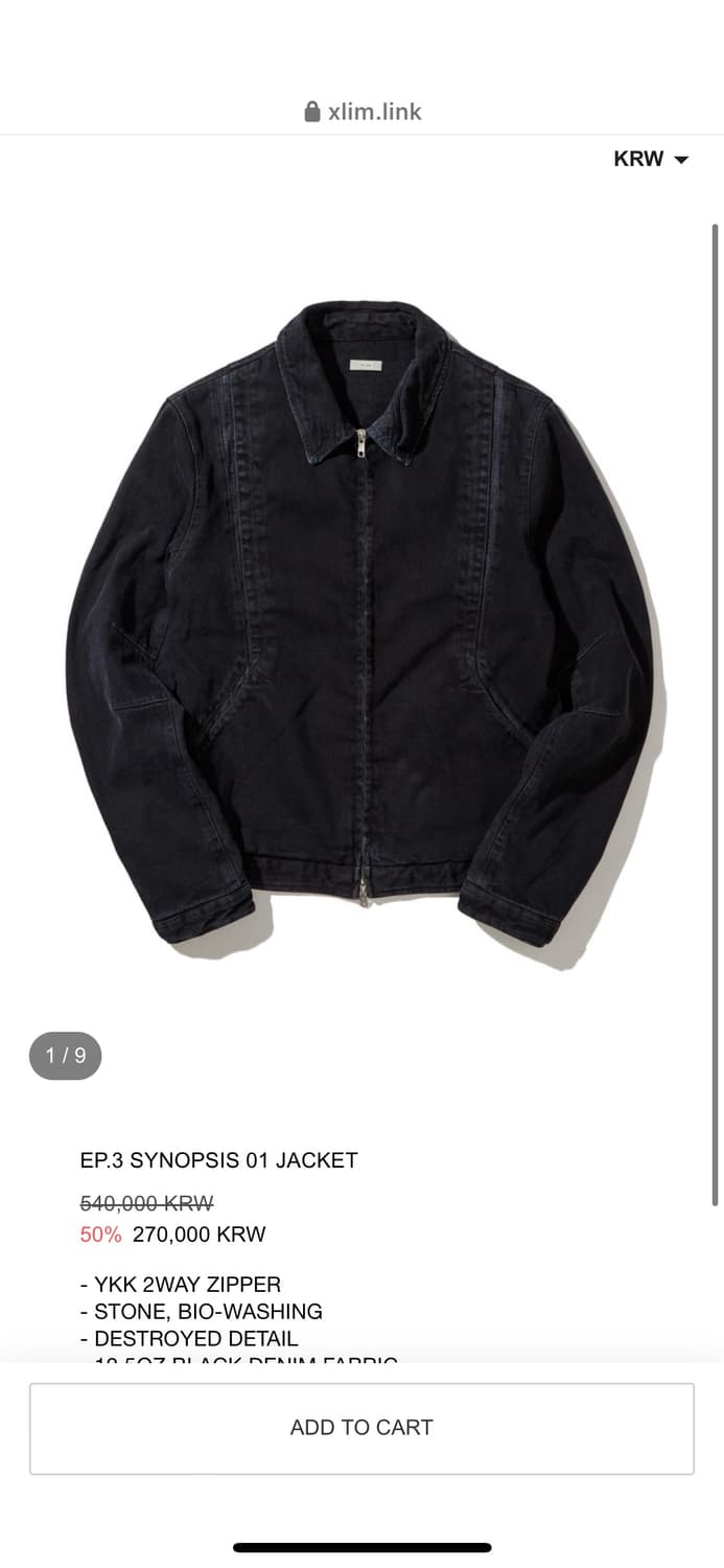 XLIM EP.3 SYNOPSIS 01 JACKET size2
