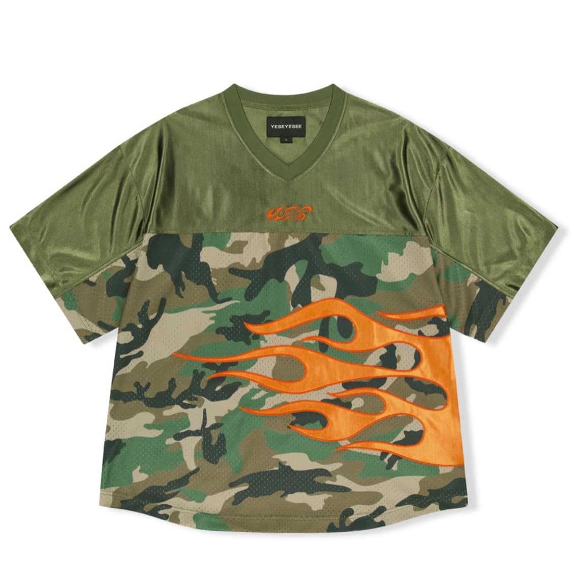 ★2025SS新作★YESEYESEE★SN Camo Football Tee yeseyesee® :: SN Camo Football Tee Jungle