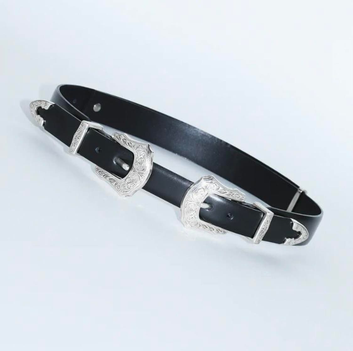 TOGA ダブルバックルベルト TOGA PULLA(トーガプラ) / ダブルバックル