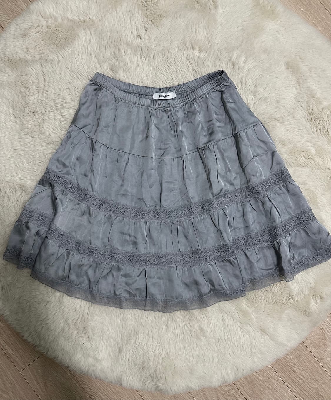 Gimaguas Cielo Skirt / Gray / M | 후루츠패밀리