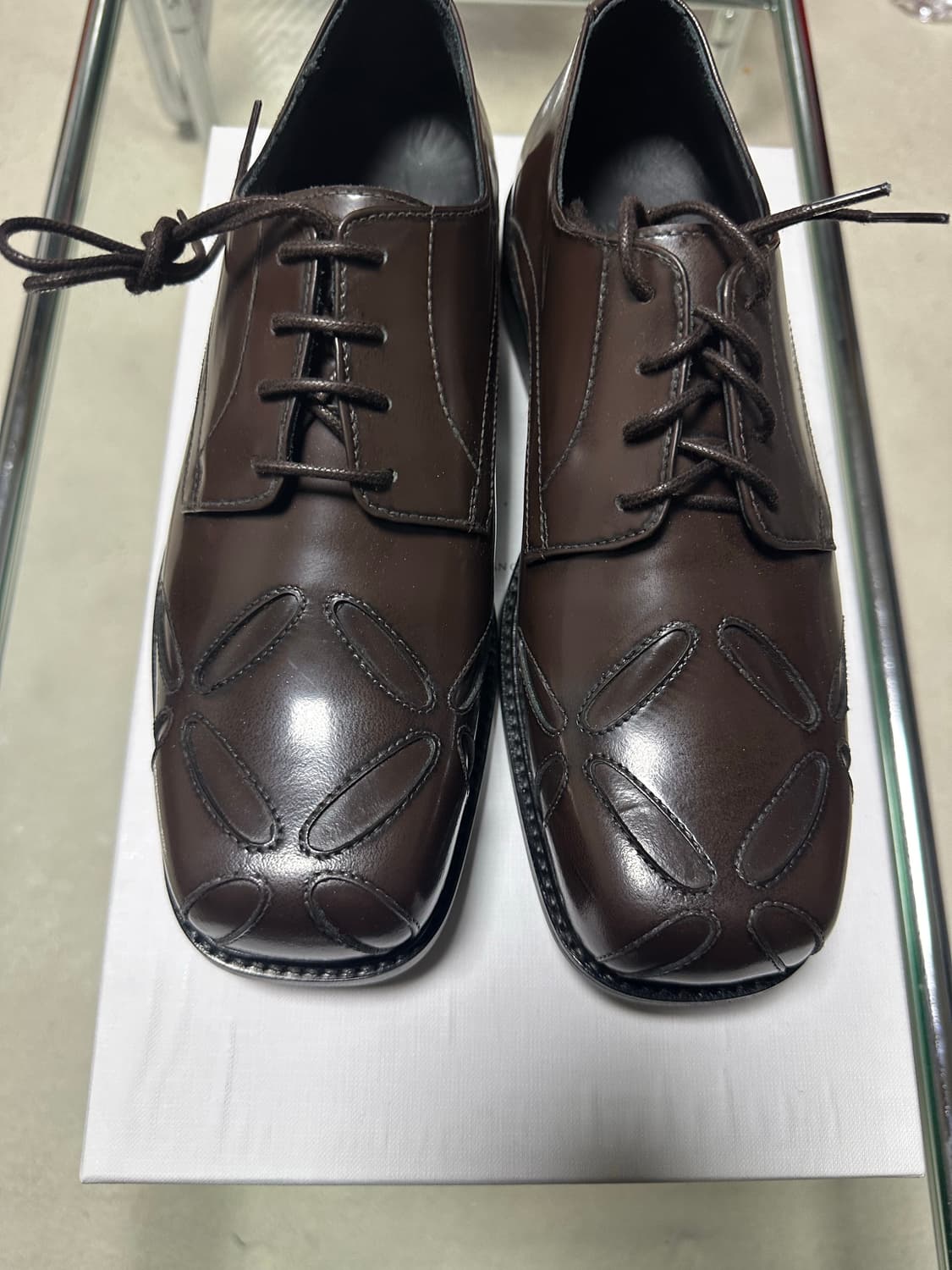 STEFAN COOKE スタッズ ダービー レザー シューズ size:41 stefan