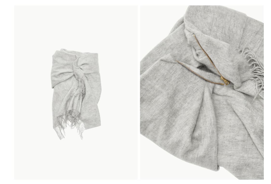 BLESS Draps Long 머플러 / OS / 그레이멜란지 | 후루츠패밀리