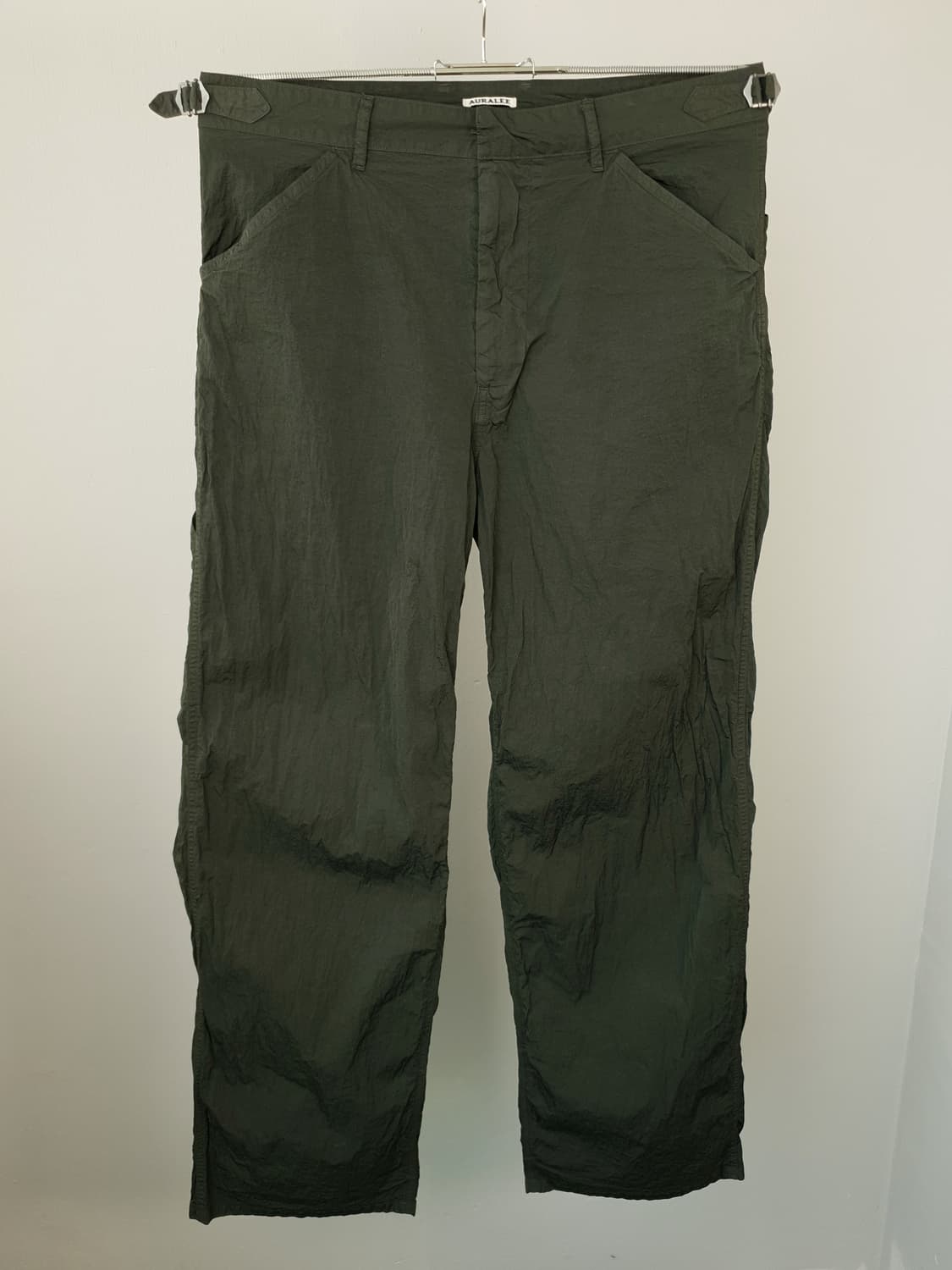 パンツ auralee hard dyed nylon pants AURALEE hard dyed nylon pants | 후루츠패밀리