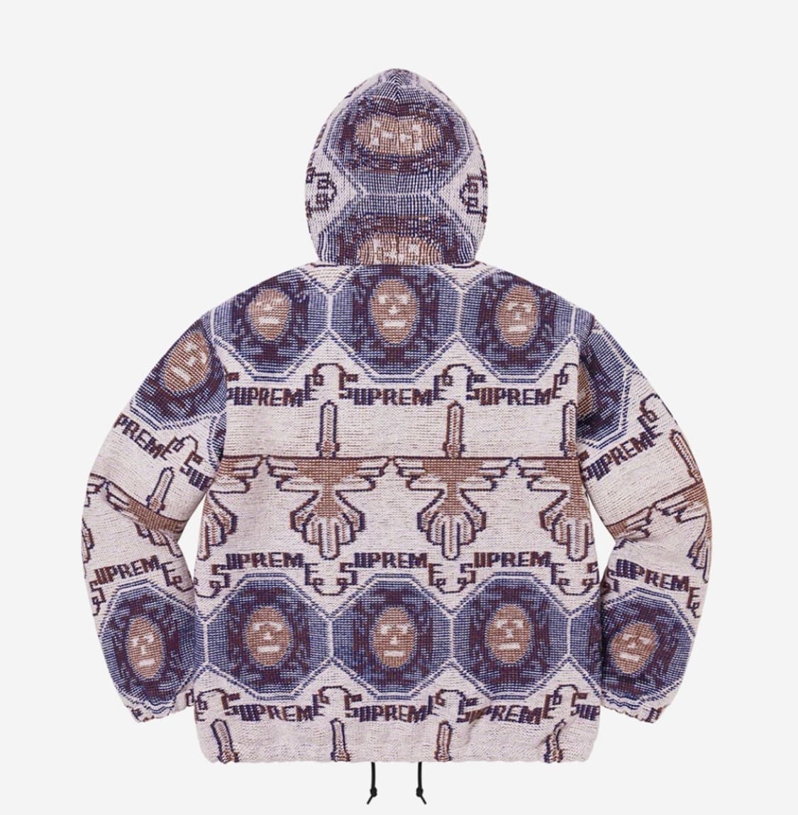 L) Supreme woven hooded jacket | 후루츠패밀리