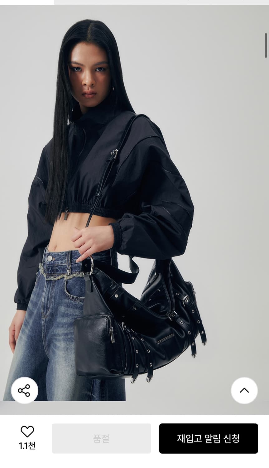 Treemingbird Maxi Stud Shoulder Bag | 후루츠패밀리 Treemingbird Maxi Stud Shoulder Bag | 후루츠패밀리