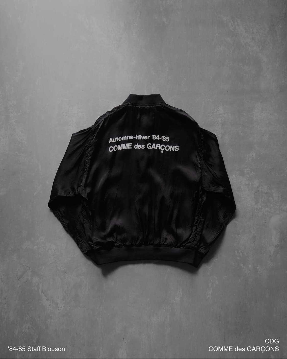 CDG 84-85 STAFF BLOUSON JACKET size XXL CDG 84-85 STAFF SWEATSHIRT