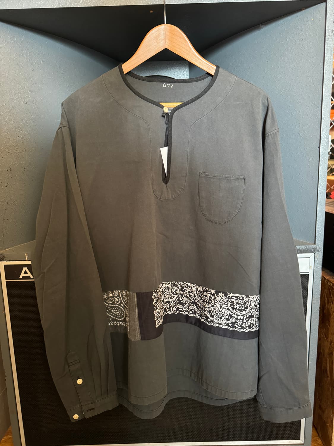 visvim BORDER BANDANA TUNIC SHIRT バンダナ（TUNIC KOFU