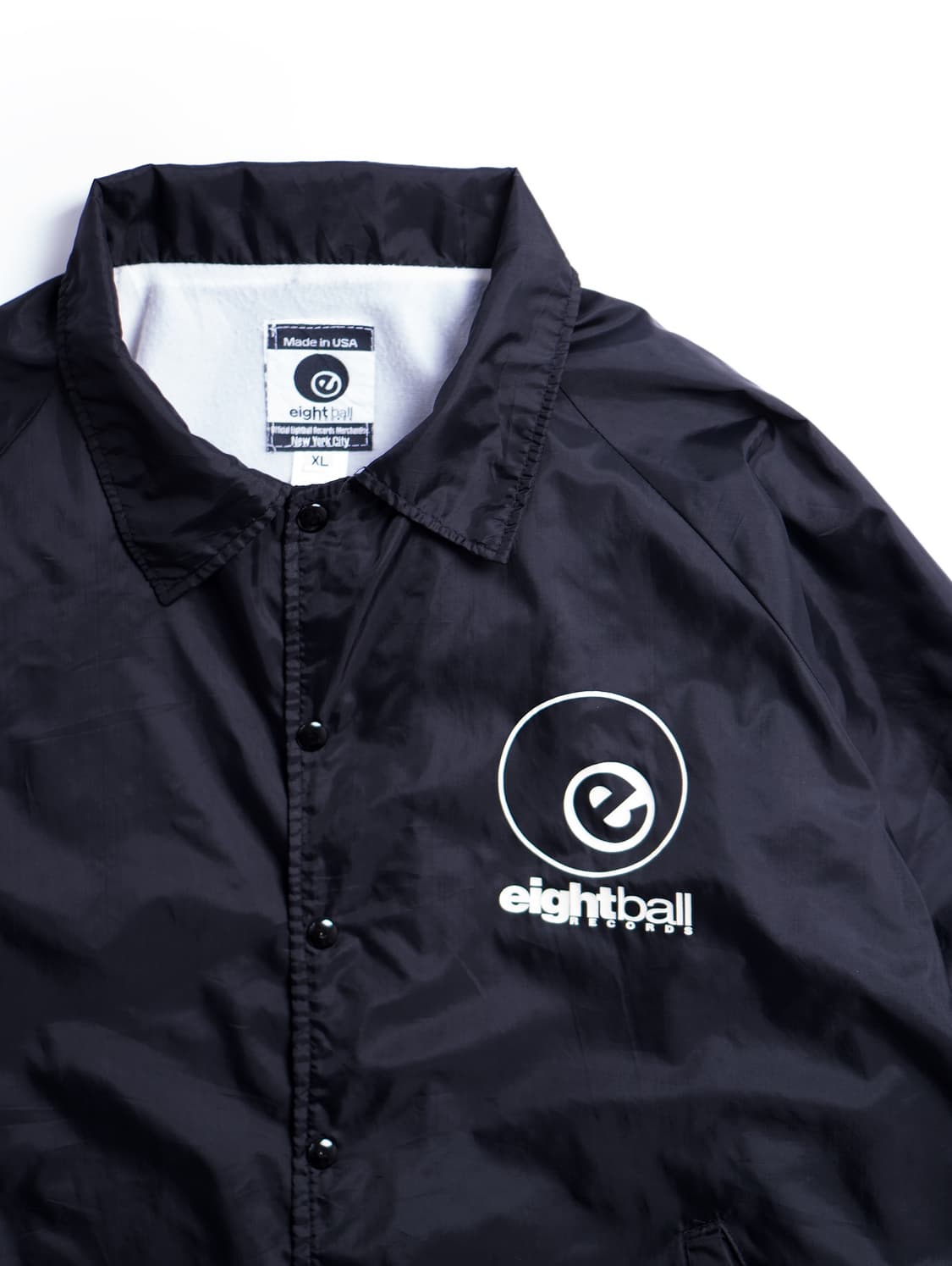 美品】Eightball Records NYLON COACH JACKET Lot No. WV15388S