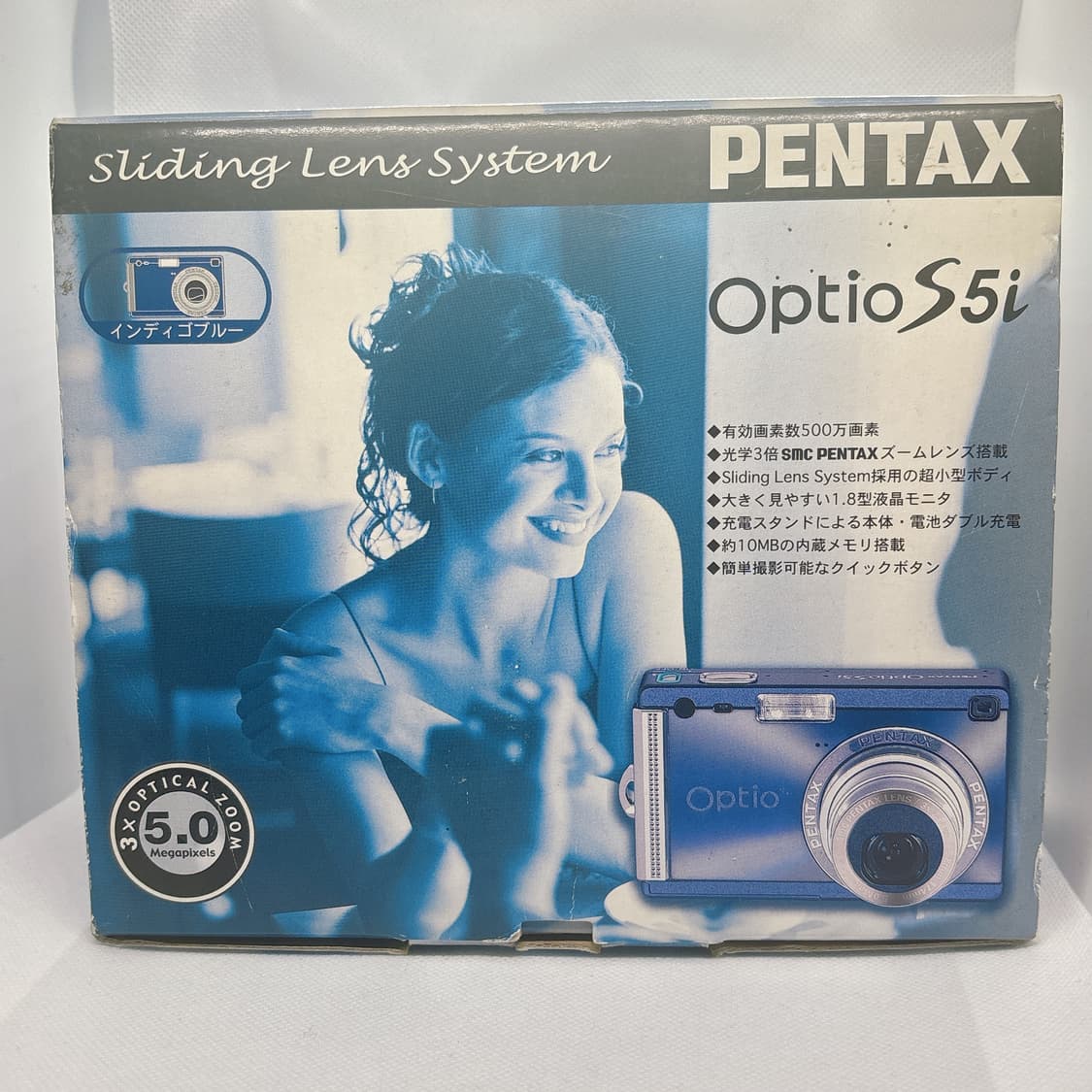 PENTAX Optio S5i インディゴブルー 【公式通販】