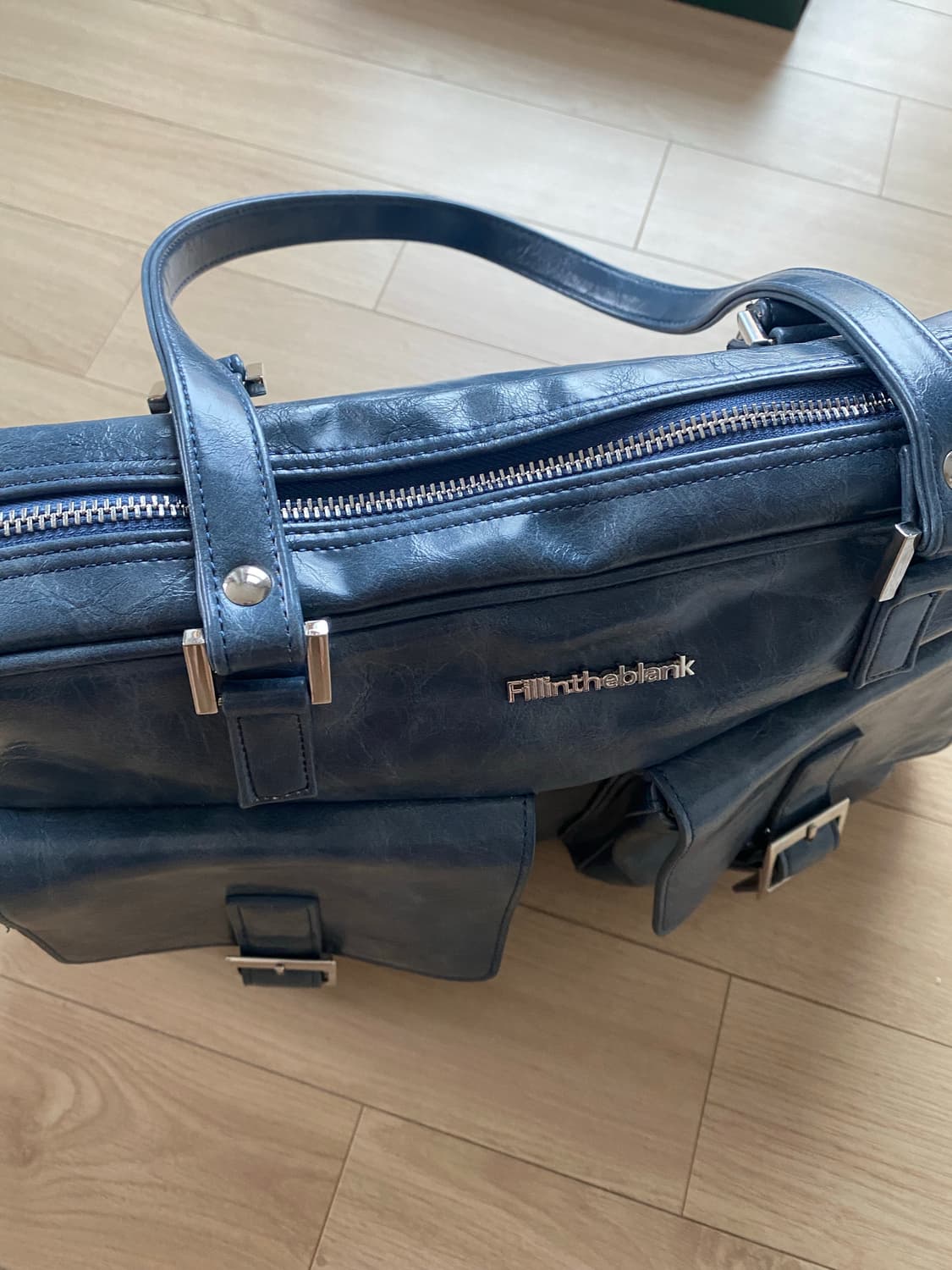 필인더블랭크 Fillintheblank PK 숄더백 denim blue | 후루츠패밀리