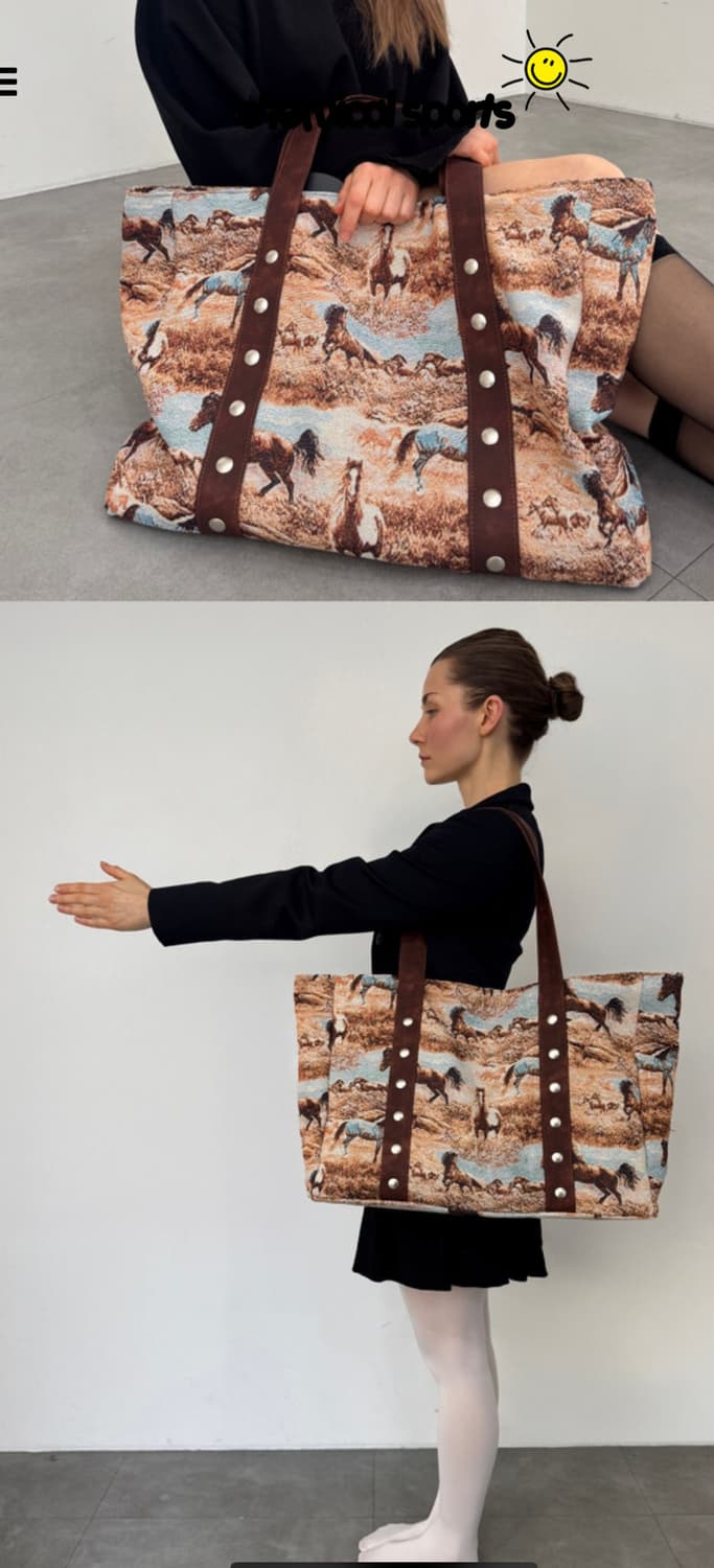 CHEMICAL SPORTS Horse Big Bag (Jacquard) | 후루츠패밀리