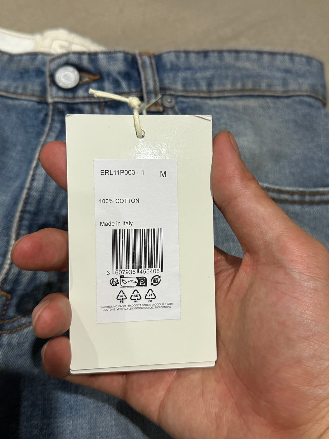 ERL BREAKWATER WASH DENIM JEANS BLUE | 후루츠패밀리