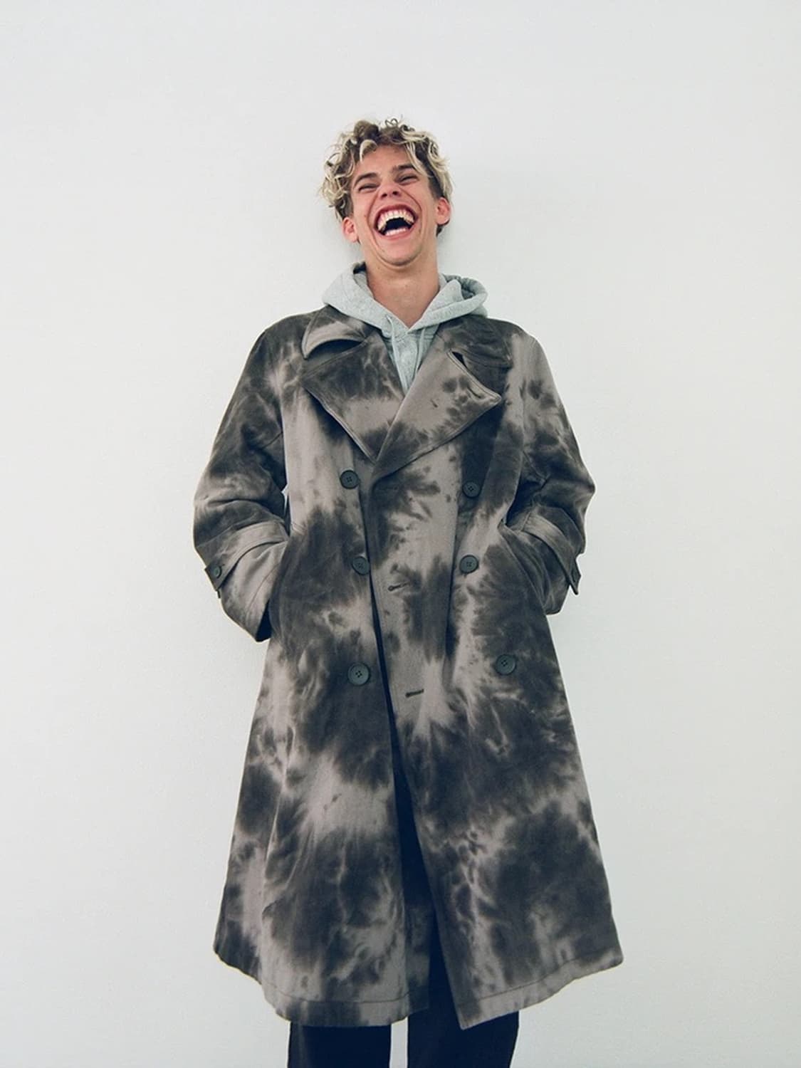 ステューシー DYED TRENCH COAT トレンチコート モスグリーン ステューシー(STUSSY)|DYED TRENCH COAT|HARDOFFオフモール