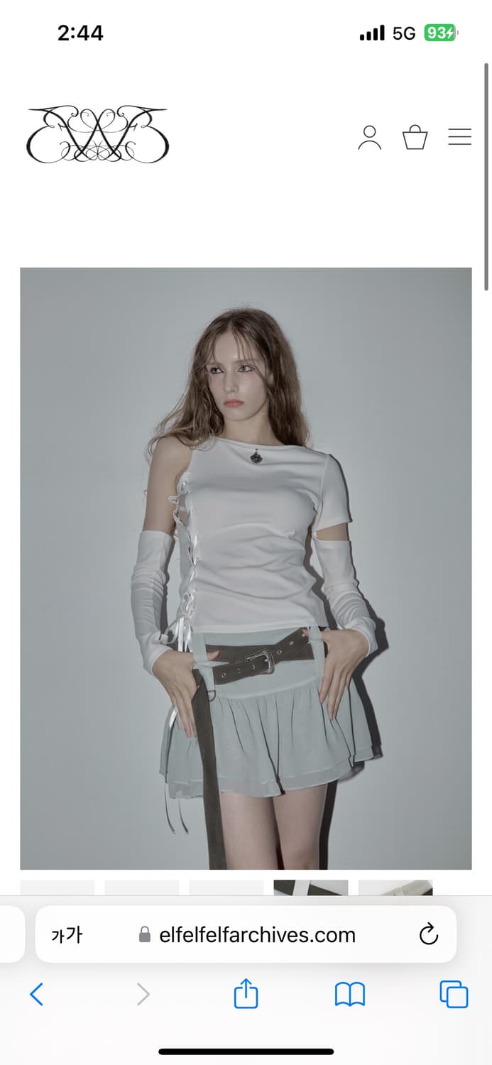 【elfelfelf archives】WESTERN SKIRT elfelfelf archives western skirt | 후루츠패밀리