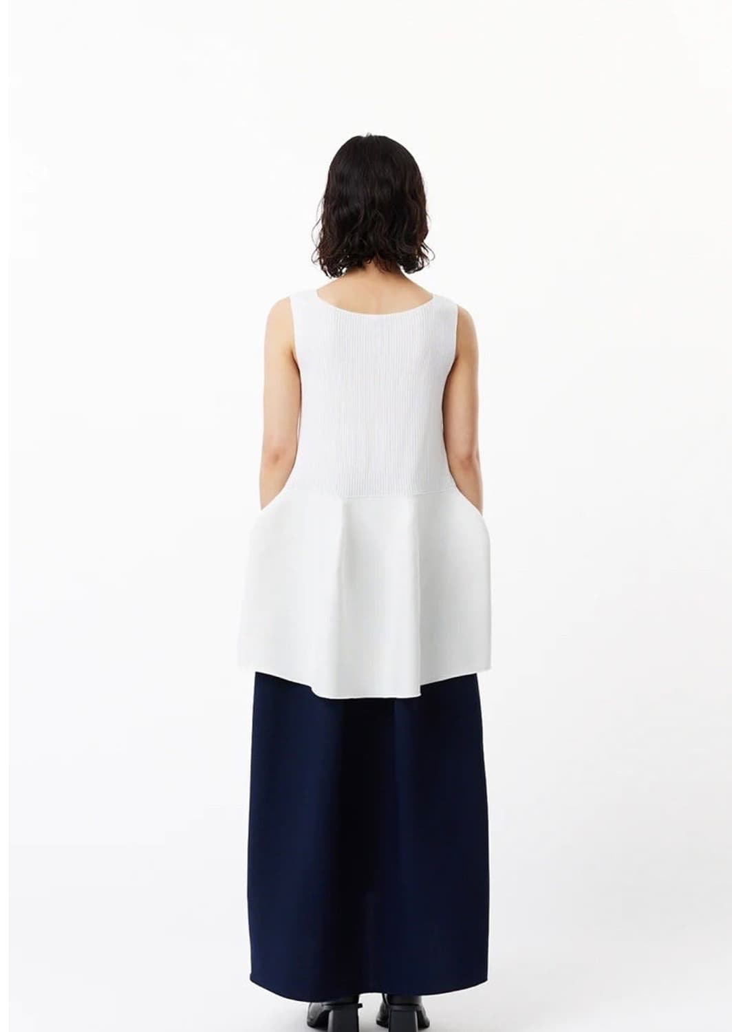 CFCL POTTERY SLEEVELESS TOP #087 BLUE トップス CFCL POTTERY
