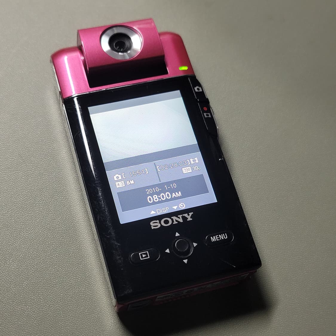 SONY bloggie MHS-PM5 ピンク Sony MHS-PM5 bloggie™ (Pink) Ultra-compact HD camcorder at