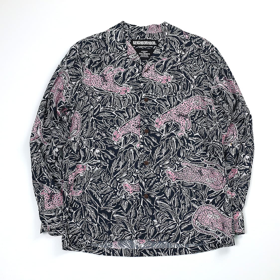 トップス NEIGHBORHOOD Aloha.Panther LY-Shirt LS. NEIGHBORHOOD ALOHA PANTHER SHIRT LS | 후루츠패밀리