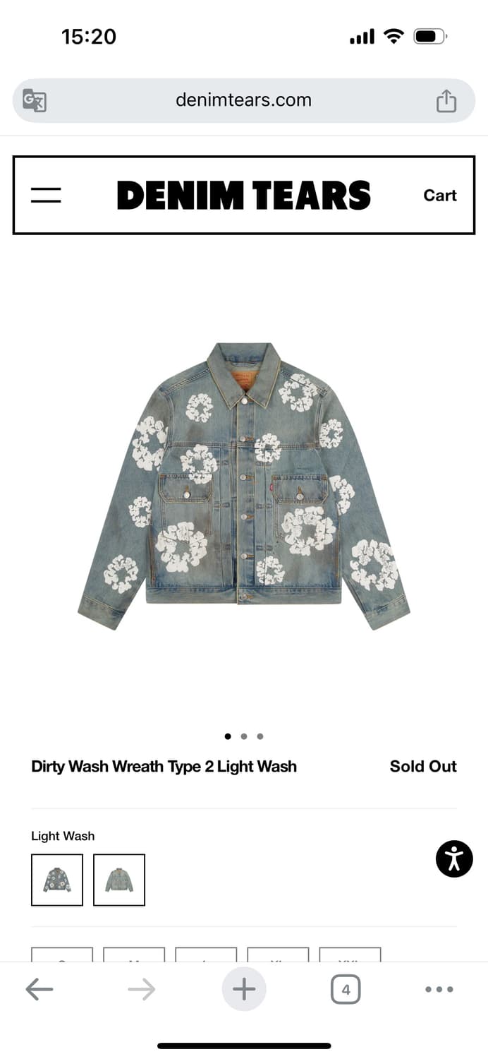 데님 티어스 Dirty Wash Wreath Type 2 | 후루츠패밀리