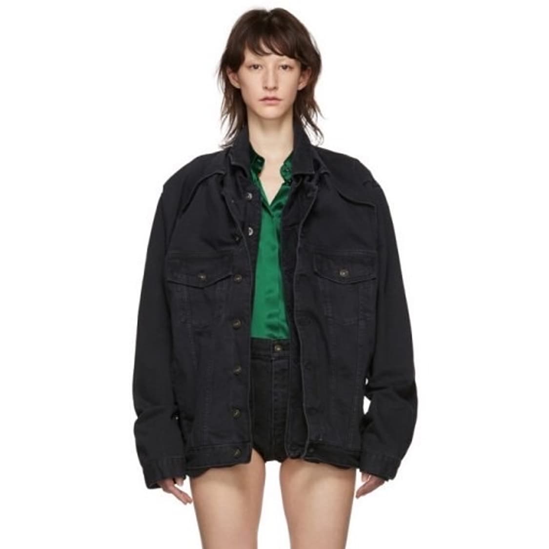 ジャケット・アウター y/project pop up denim jacket 20aw Y/Project Pop-Up Denim Jacket & V Shape Crotch Jeans