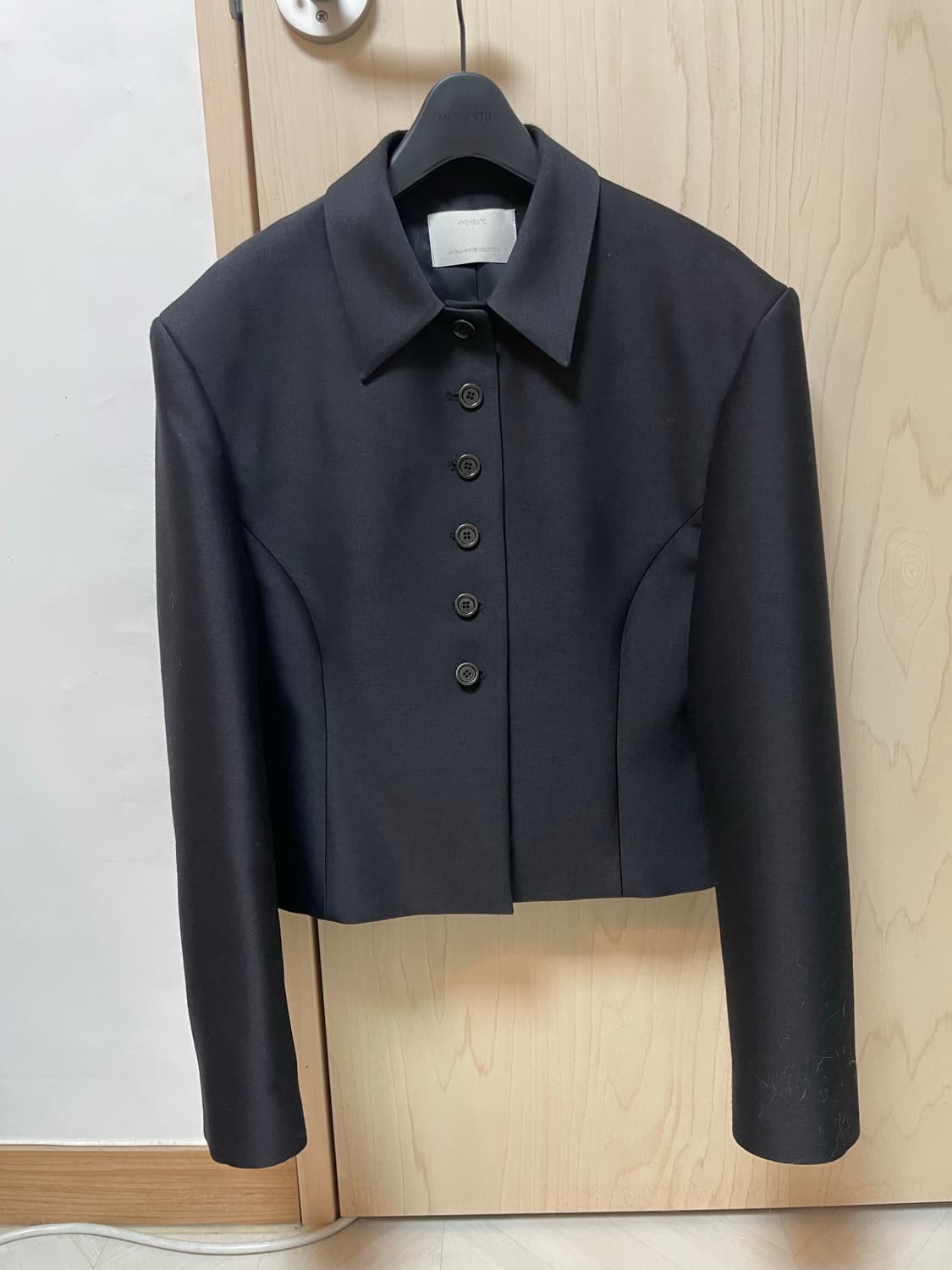 【AMOMENTO】24fw WOOL SILK BUTTON UP JACKET AMOMENTO】24fw WOOL SILK BUTTON UP JACKET (AMOMENTO