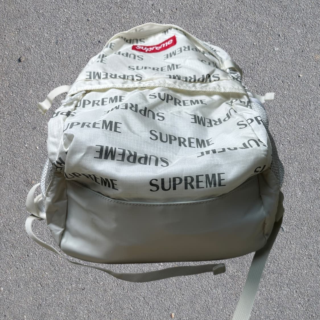 Supreme 3M Reflective Repeat Backpack 白 Supreme シュプリーム 16FW
