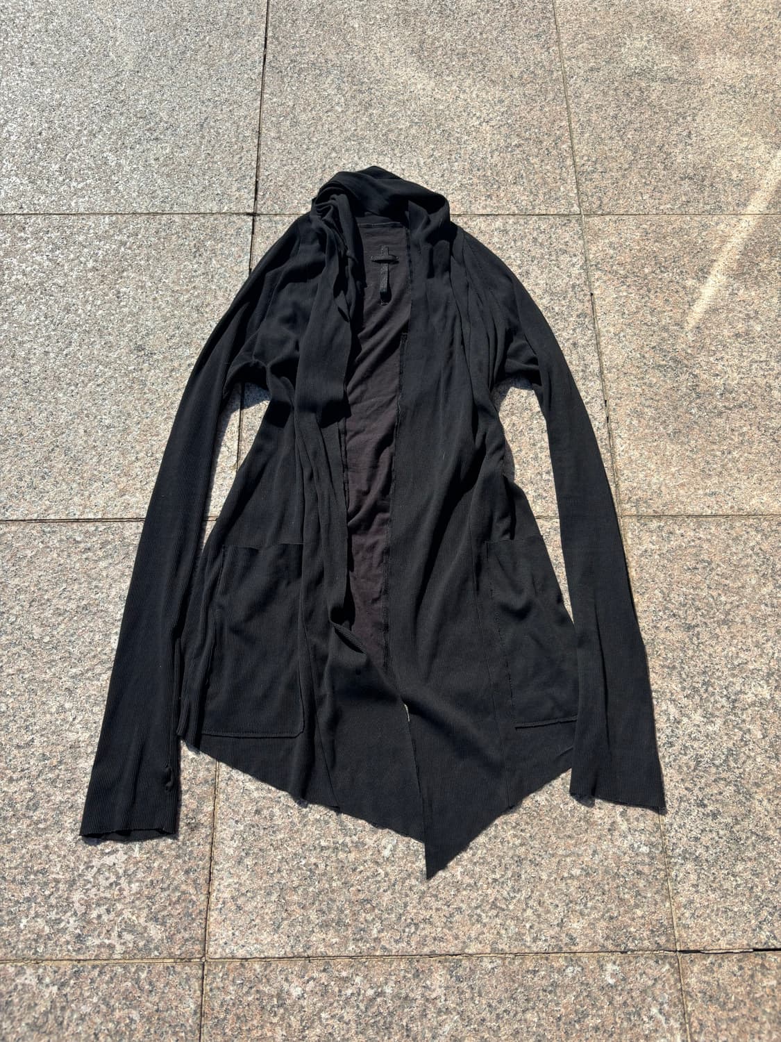 トップス 00s archive L.G.B. back cross cardigan L.G.B. Early 00s Bleached Back Cross Cardigan – DRIEW