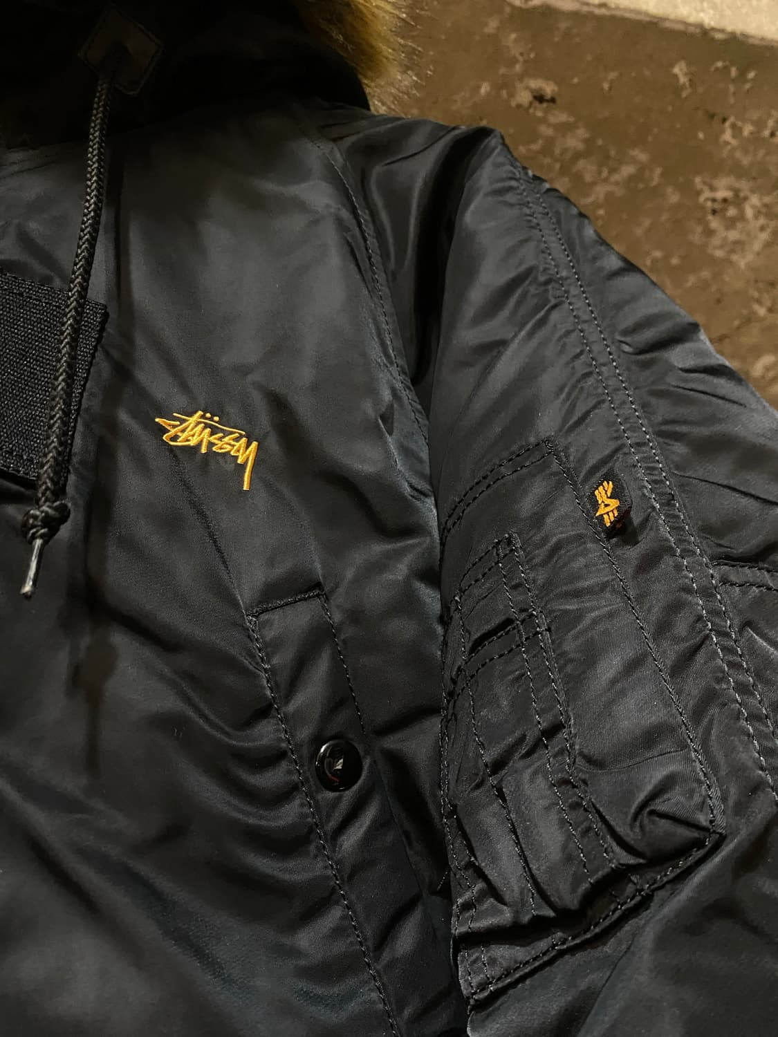 Stussy x Alpha Industries N-3B | 후루츠패밀리