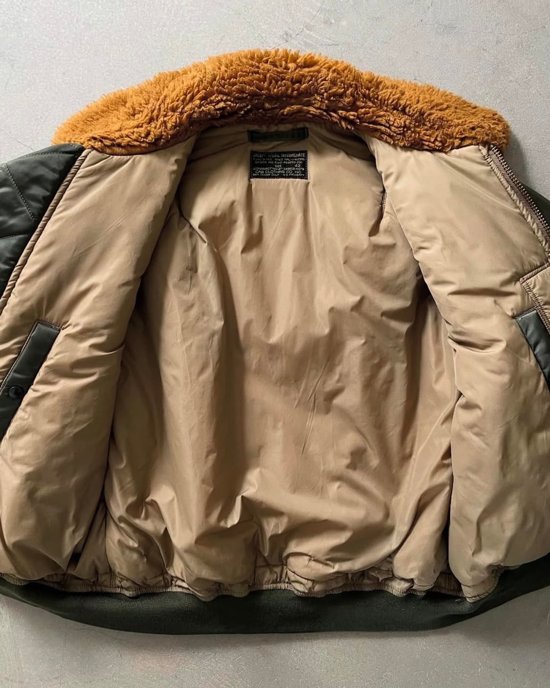 ジャケット・アウター CAB CLOTHING B-15D CAB CLOTHING TYPE B-15D フライトジャケット 90's ALPHA