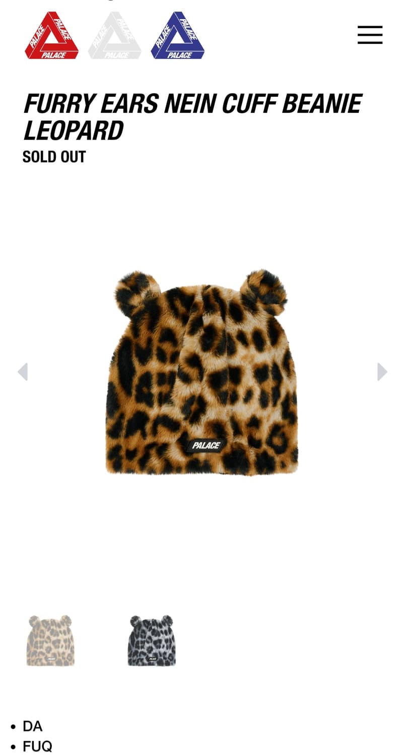 S/M PALACE Furry Ears Nein Cuff Beanie Buy FabNext - Women I Girl