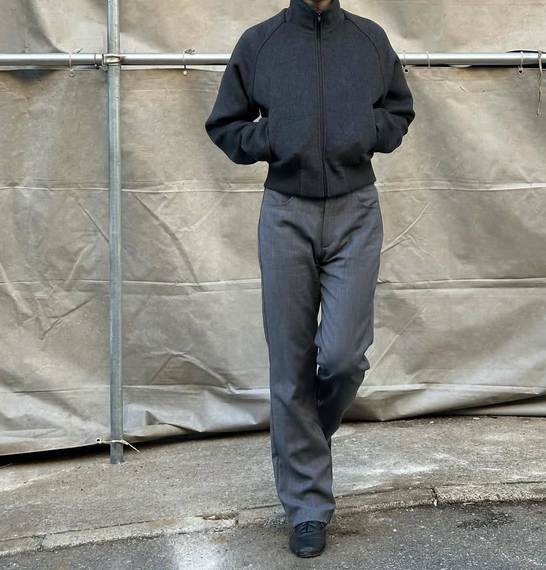 ishii tsorf wool jaket