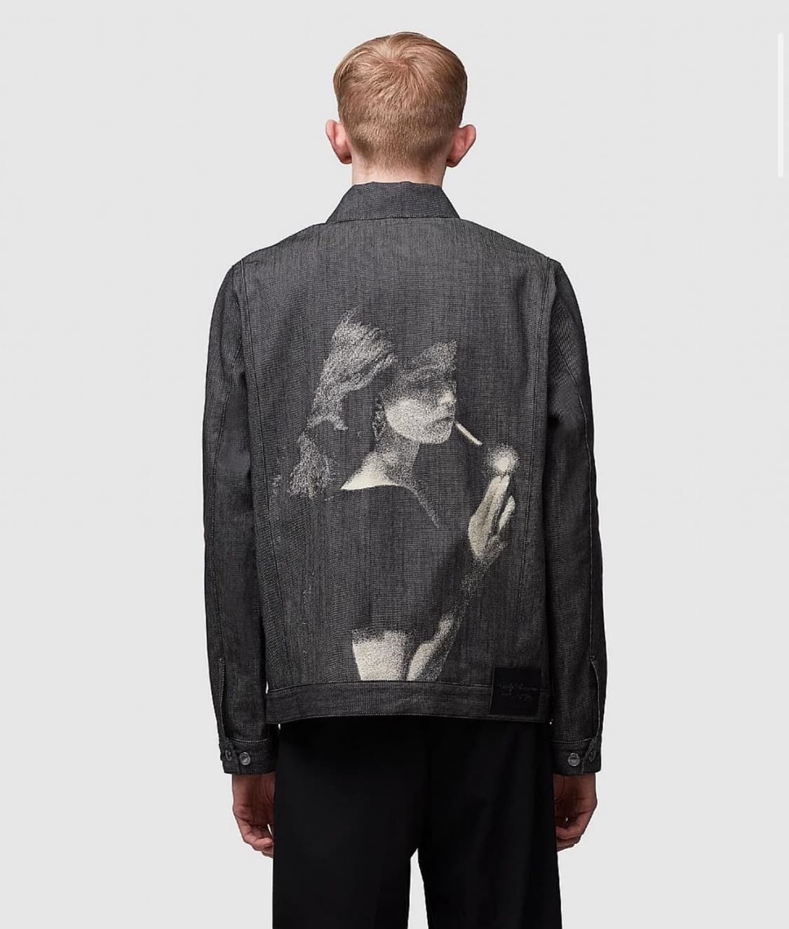 UNDERCOVER 20ss Cindy Sherman ボンバージャケット Undercover - Cindy Sherman Printed Tencel Jacket - Black