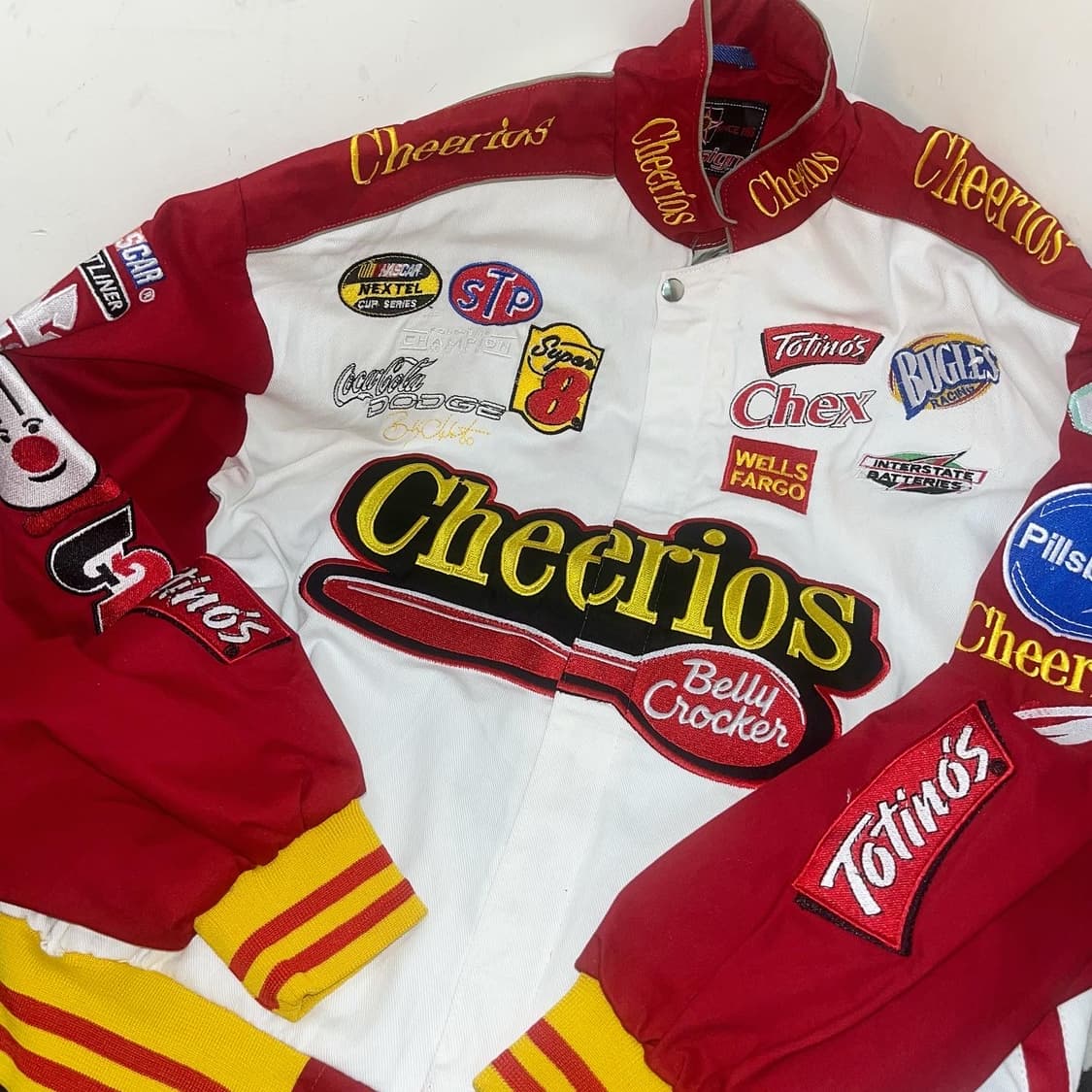 古着レアヴィンテージ Cheerios レーシングジャケット 古着レアヴィンテージ Cheerios レーシングジャケット racing