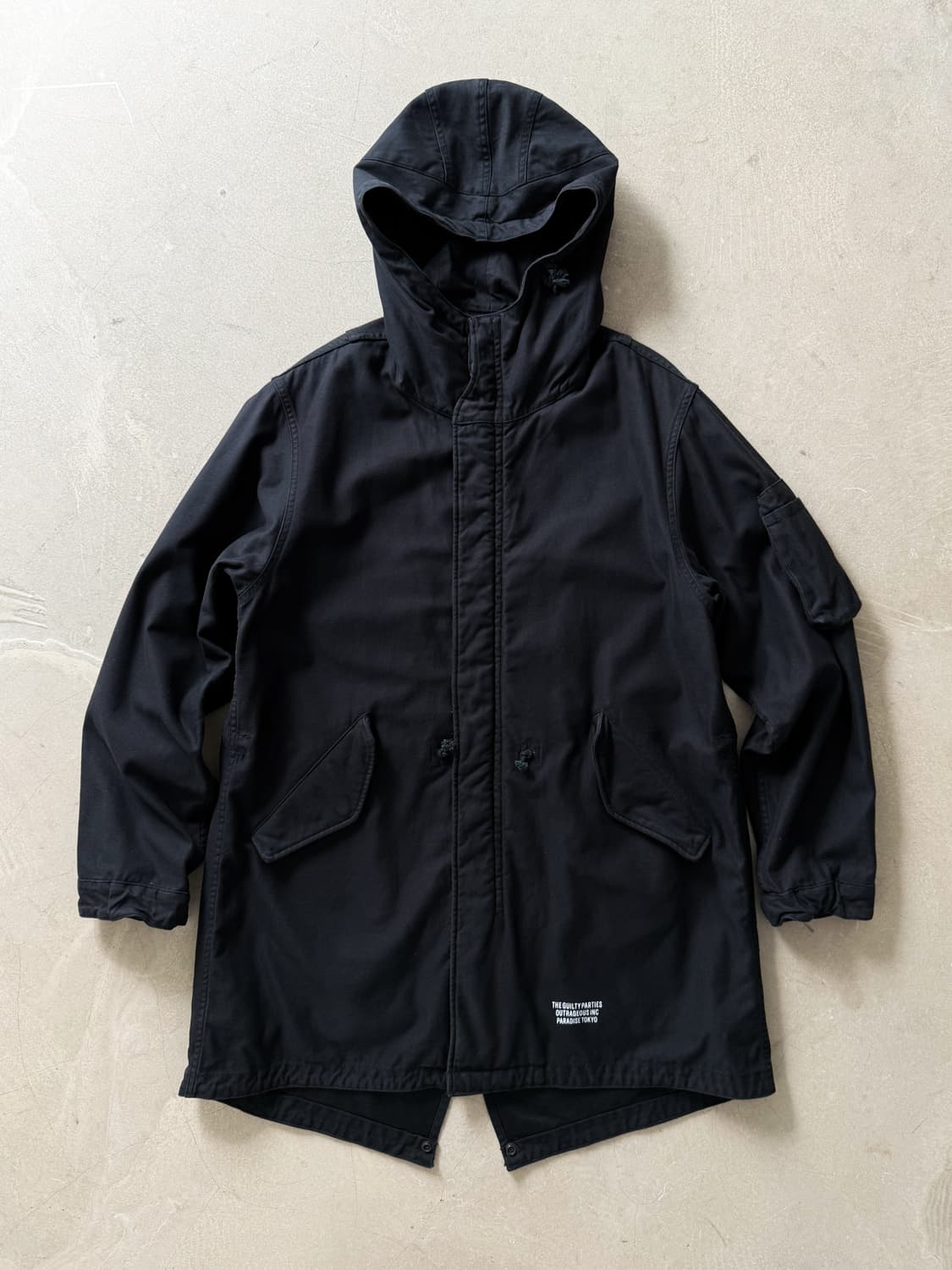 希少 WACKO MARIA MODS COAT MODS COAT -D- (TYPE-1)【BLACK-BEIGE】｜WACKO MARIA｜MELTING