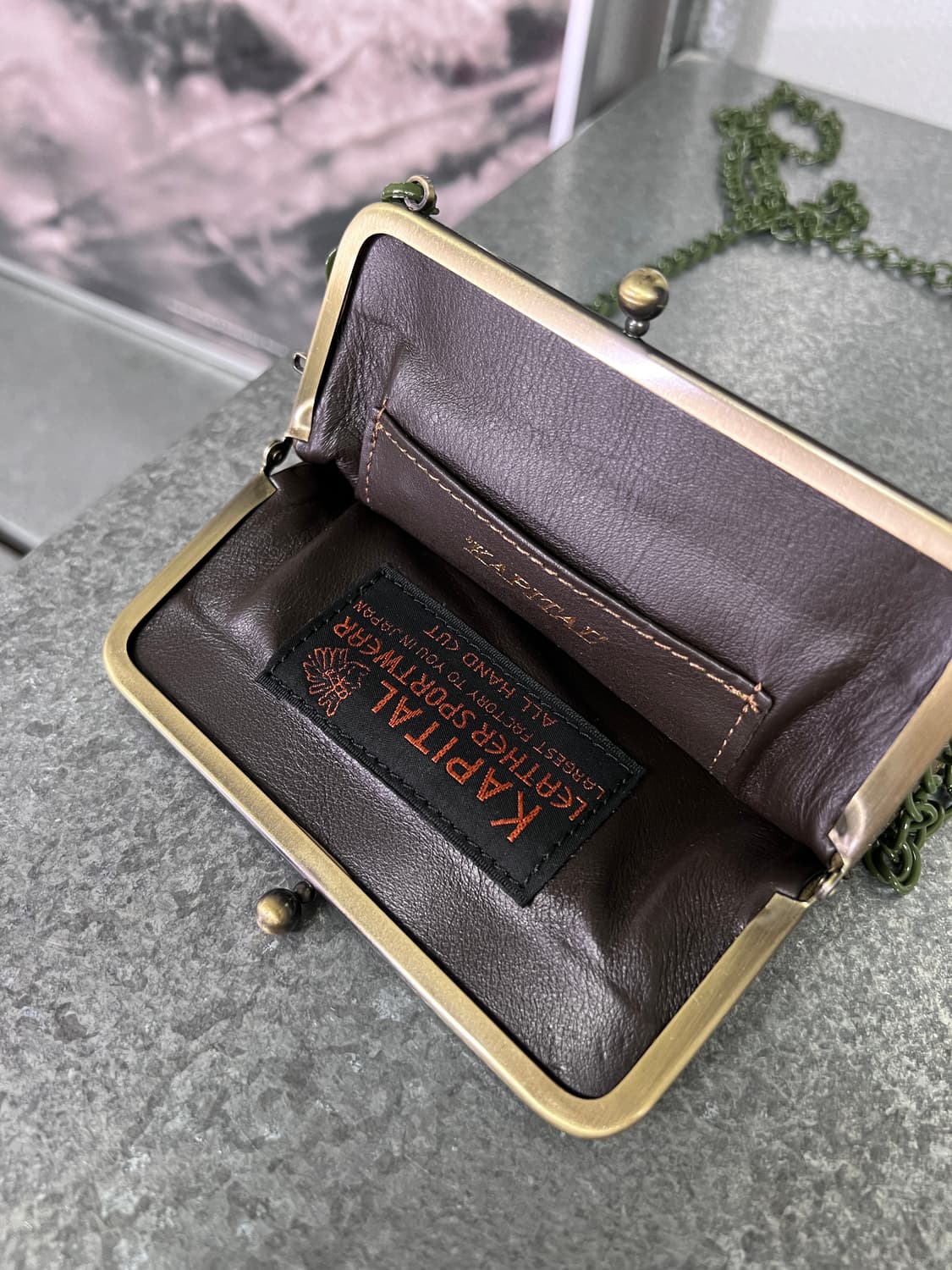 KAPITAL - LEATHER CHAIN BAG | 후루츠패밀리