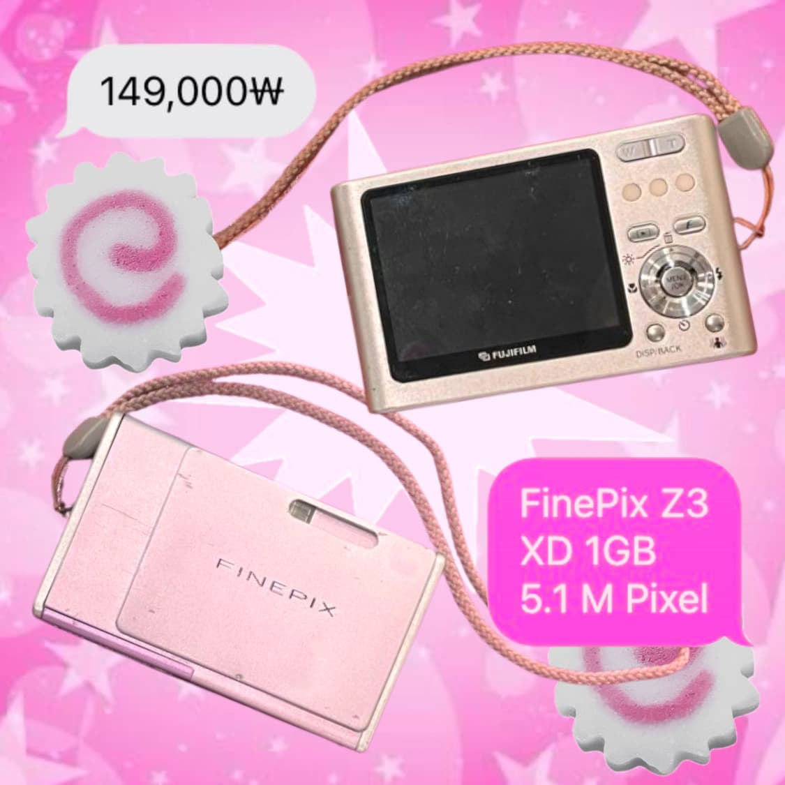 動作確認済】FUJIFILM FinePix Z3 ピンク Fujifilm FinePix Z3