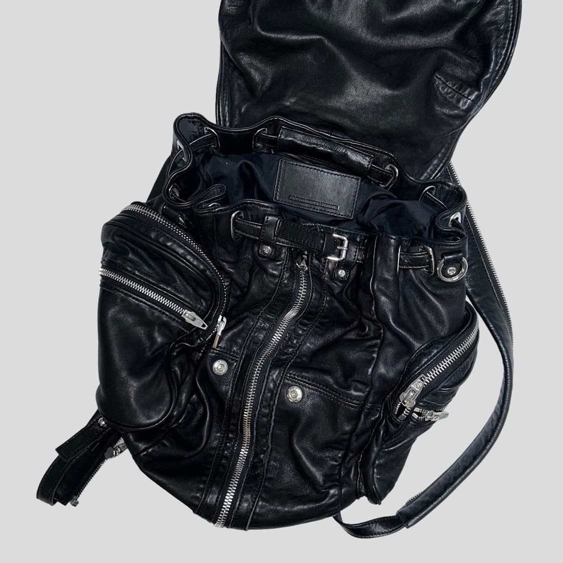 ALEXANDER WANG Multi Zip Leather Bag
