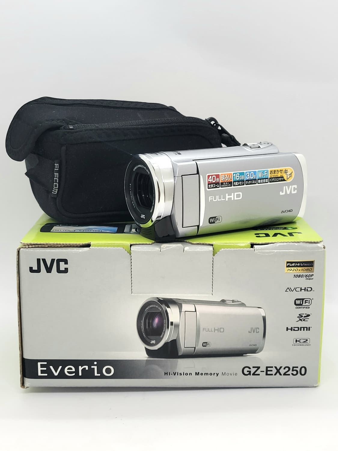 JVC ハイビジョンメモリームービー Everio GZ-EX250（JVC GZ