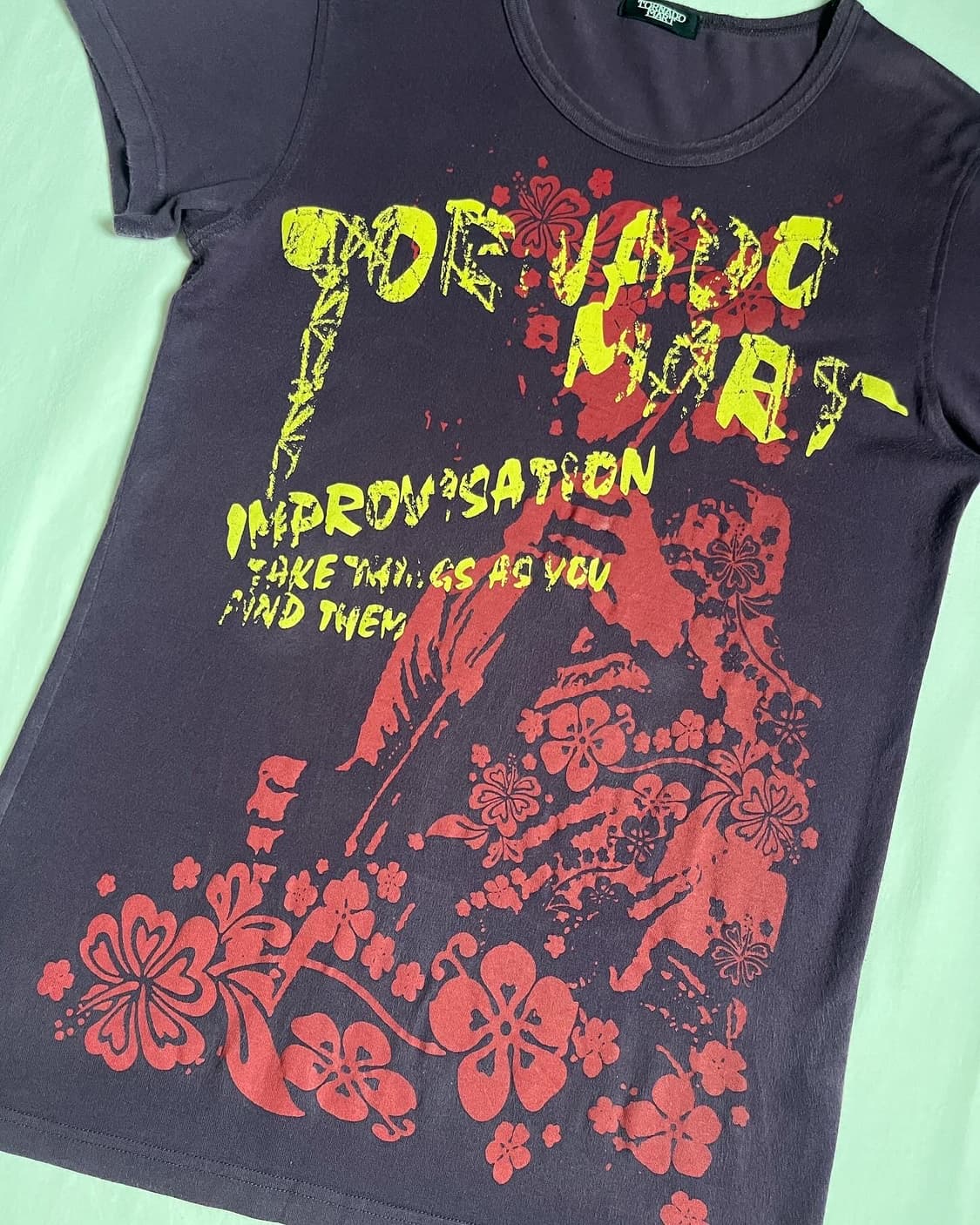 Tornado Mart Flower Printed T | 후루츠패밀리