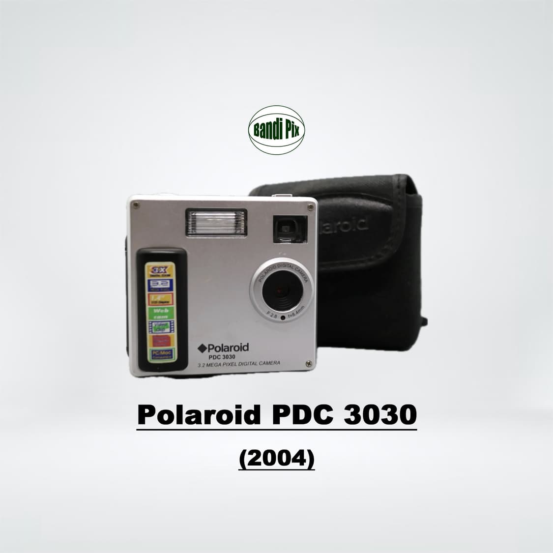 Appareil Photo Numérique Vintage Polaroid PDC 3030 3.2MP - 2004 - Occasion Fonctionnel