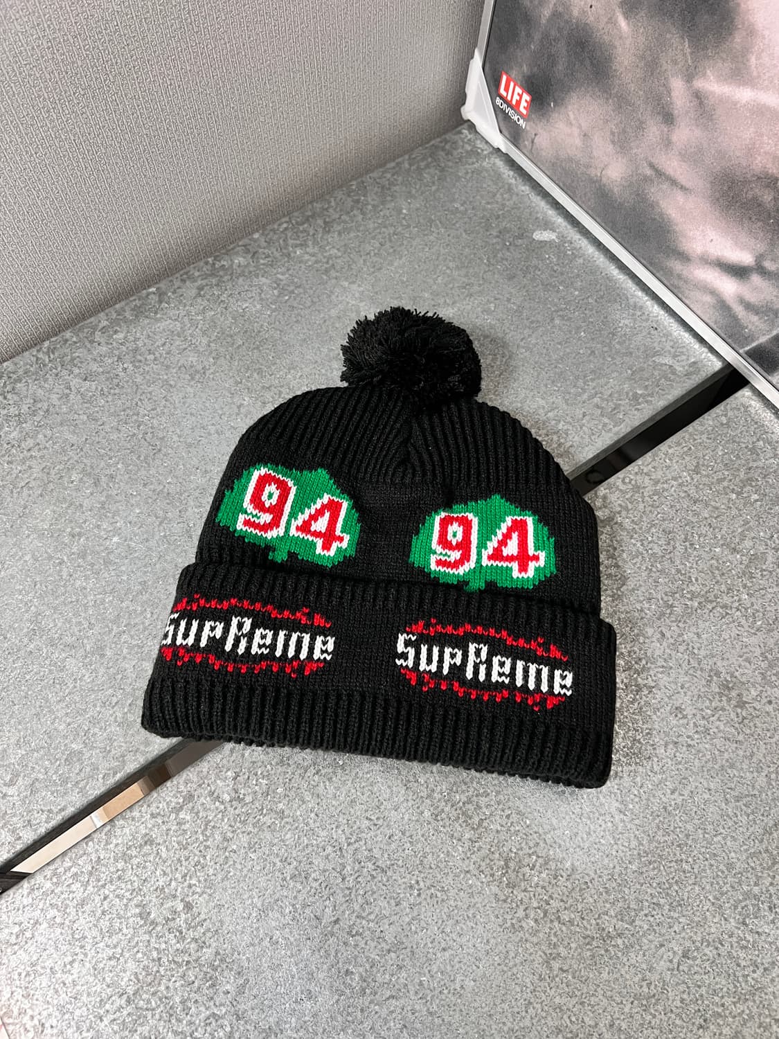 SUPREME - Leaf BEANIE 17FW | 후루츠패밀리