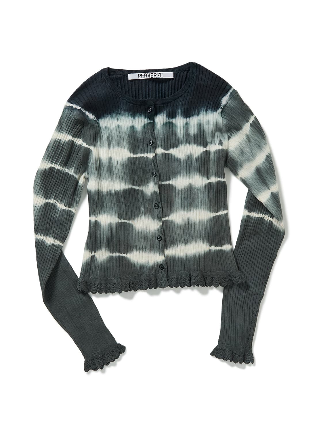 トップス DIP-DYE RIB KNIT CARDIGAN PERVERZE Perverze 퍼버즈 Dip-dye Rib Knit Cardigan | 후루츠패밀리