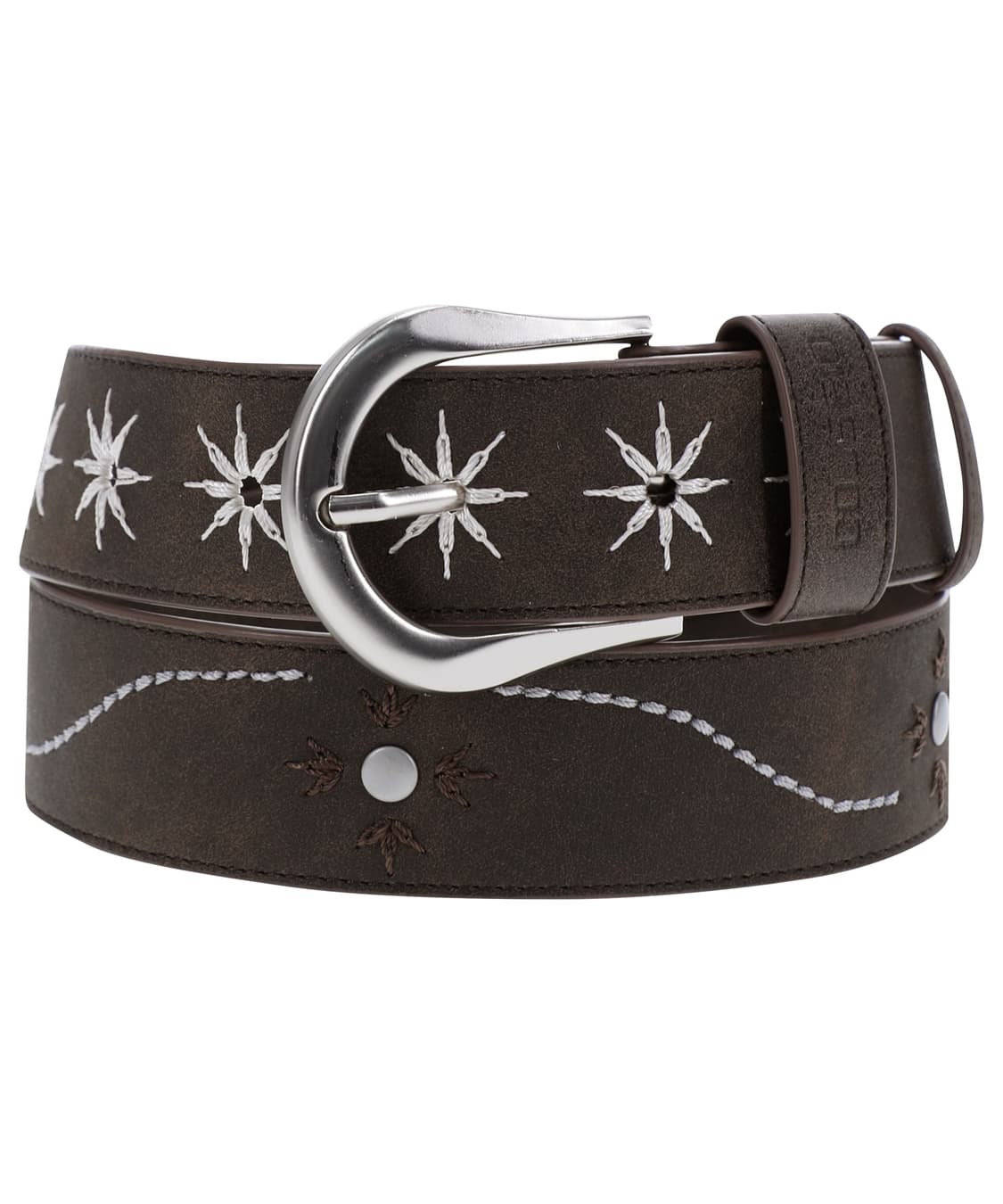 【COYSEIO】24FW FLAME STUD BELT BROWN COYSEIO FLAME STUD BELT BROWN | 후루츠패밀리