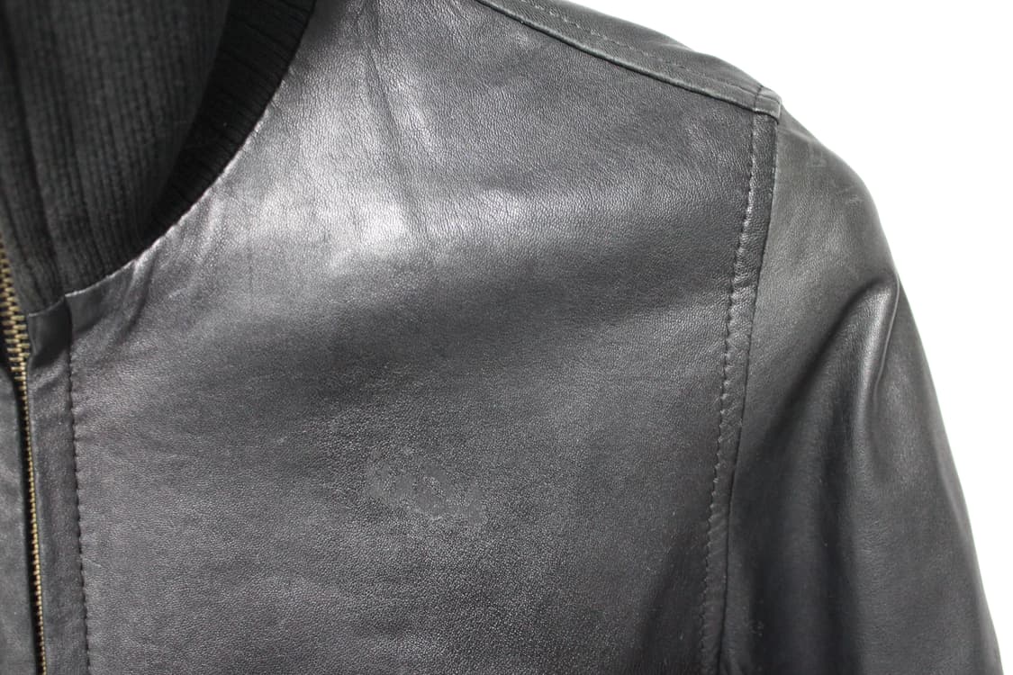 ジャケット・アウター 00s old gap leather bomber jacket y2k Vintage Y2K Gap Black Leather Jacket (size M) - Etsy