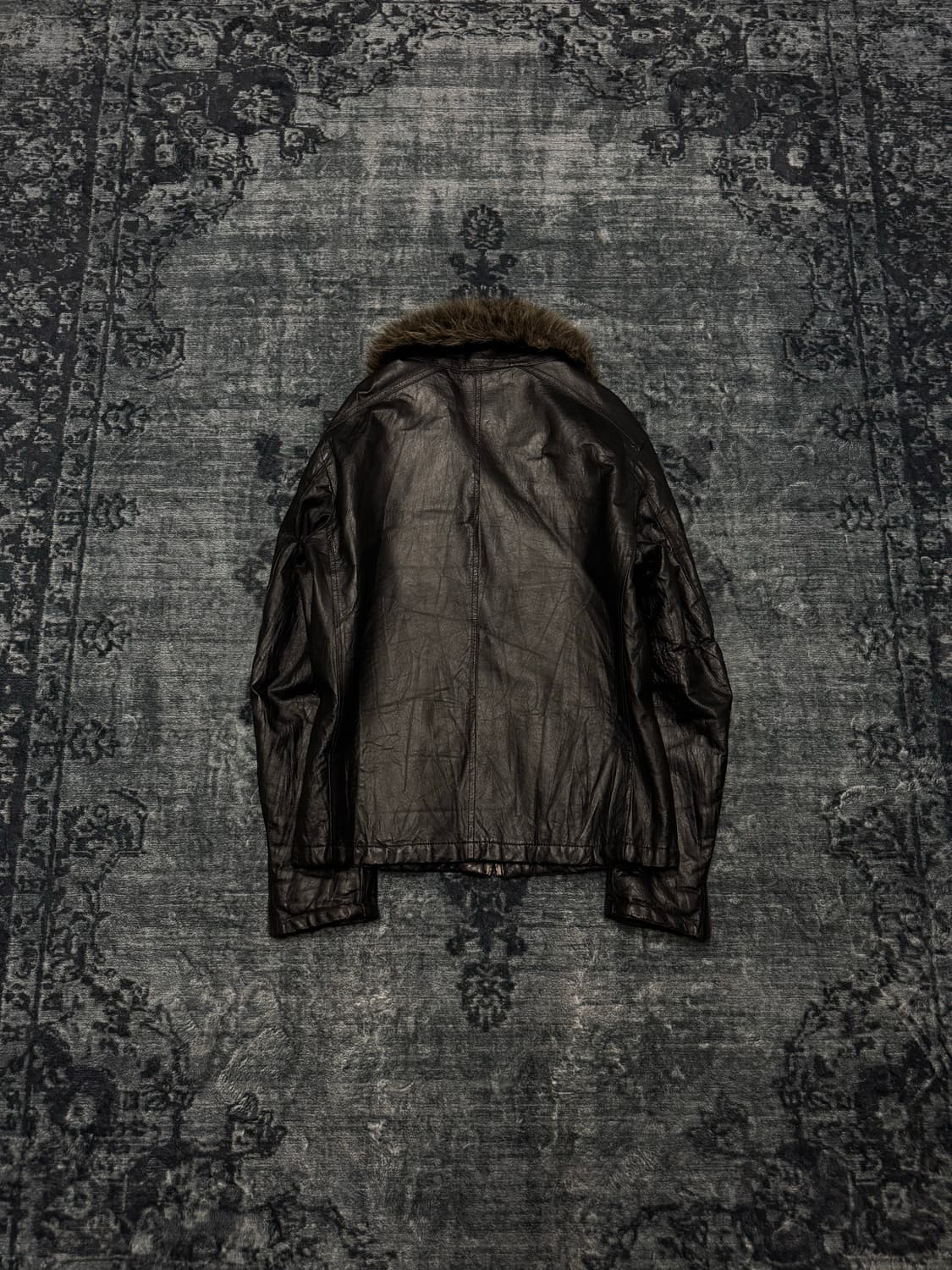 Jackrose 00s archive leather wolf jacket | 후루츠패밀리