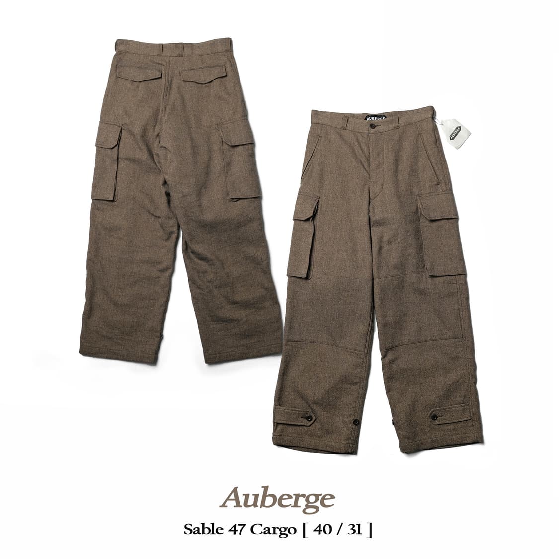 AUBERGE/オーベルジュ SABLE47 cargo size 40 AUBERGE/オーベルジュ SABLE47 cargo size 40 AUBERGE SUVIN47 M-47