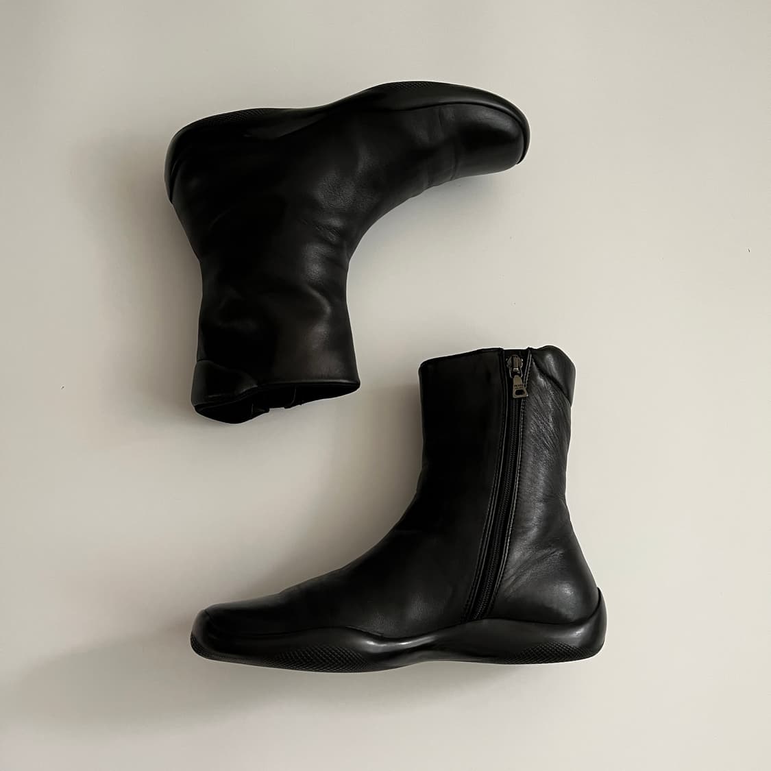 Prada Sports Leather Boots PRADA SPORT Leather Boots 38 1/2